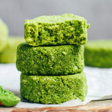 5-Ingredient Chewy Matcha Coconut Cookies
