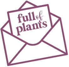 full of plants in envelope